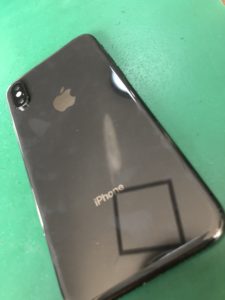 葛西からiPhoneXのカメラが映らない故障の修理　画像