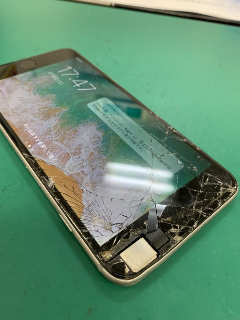 松戸市松戸でiPhone6Plusの画面修理,ガラス修理ならiPhoneステーション松戸店まで!