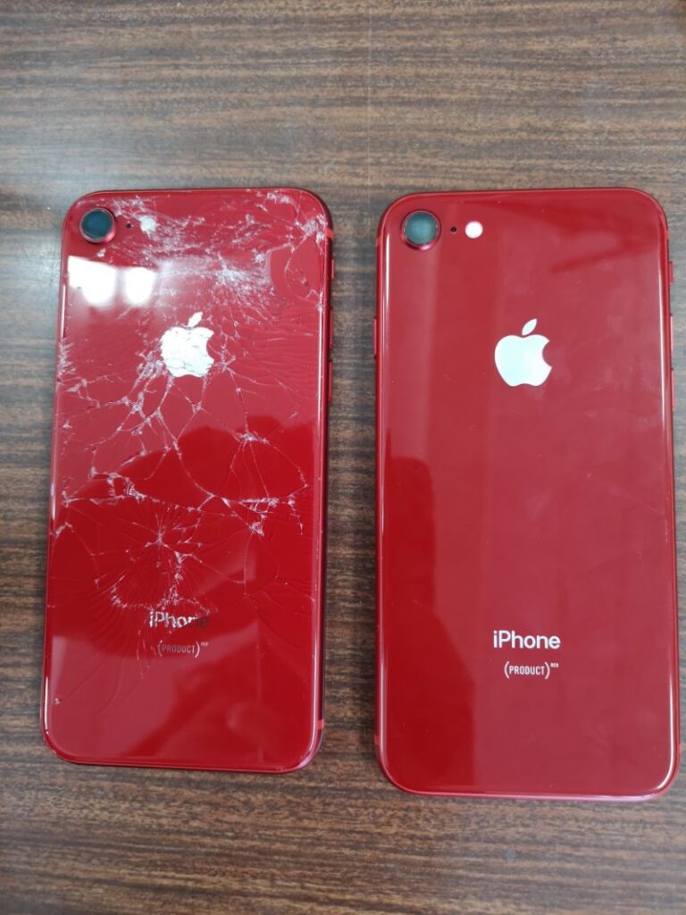 iPhone8 背面割れ 格安修理 千葉県 松戸市