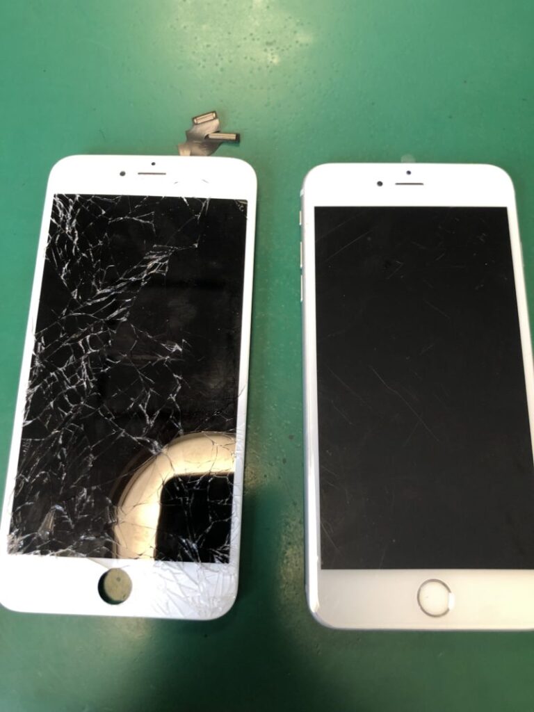 iPhone6Plus 画面割れ ガラス割れ 即日修理 茨城県 水戸市