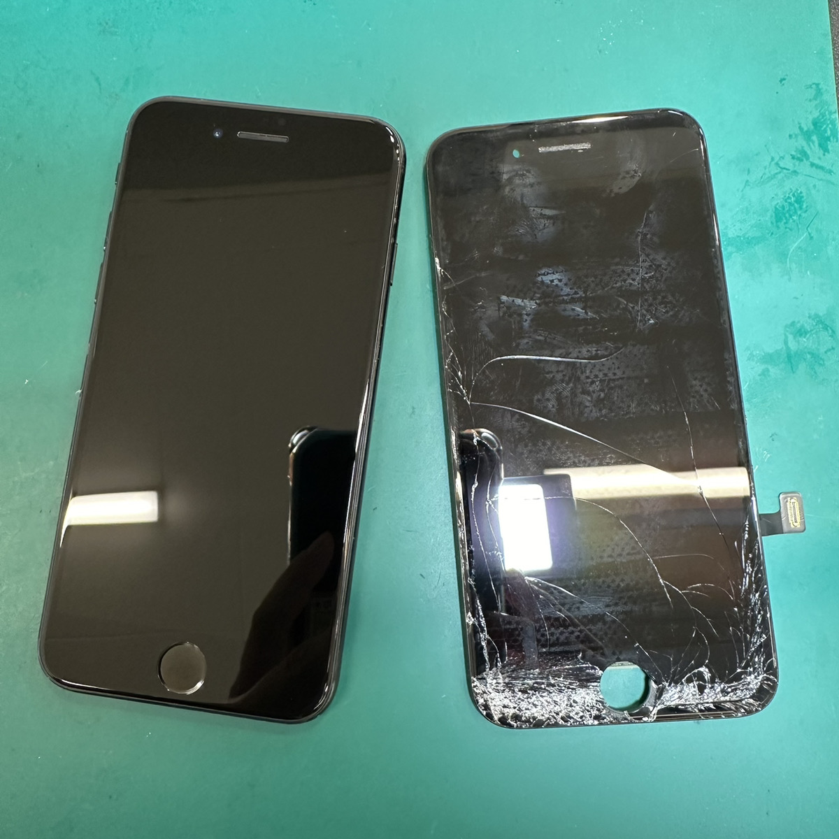浦和店：iPhoneSE2の重度液晶不良を解決しました！