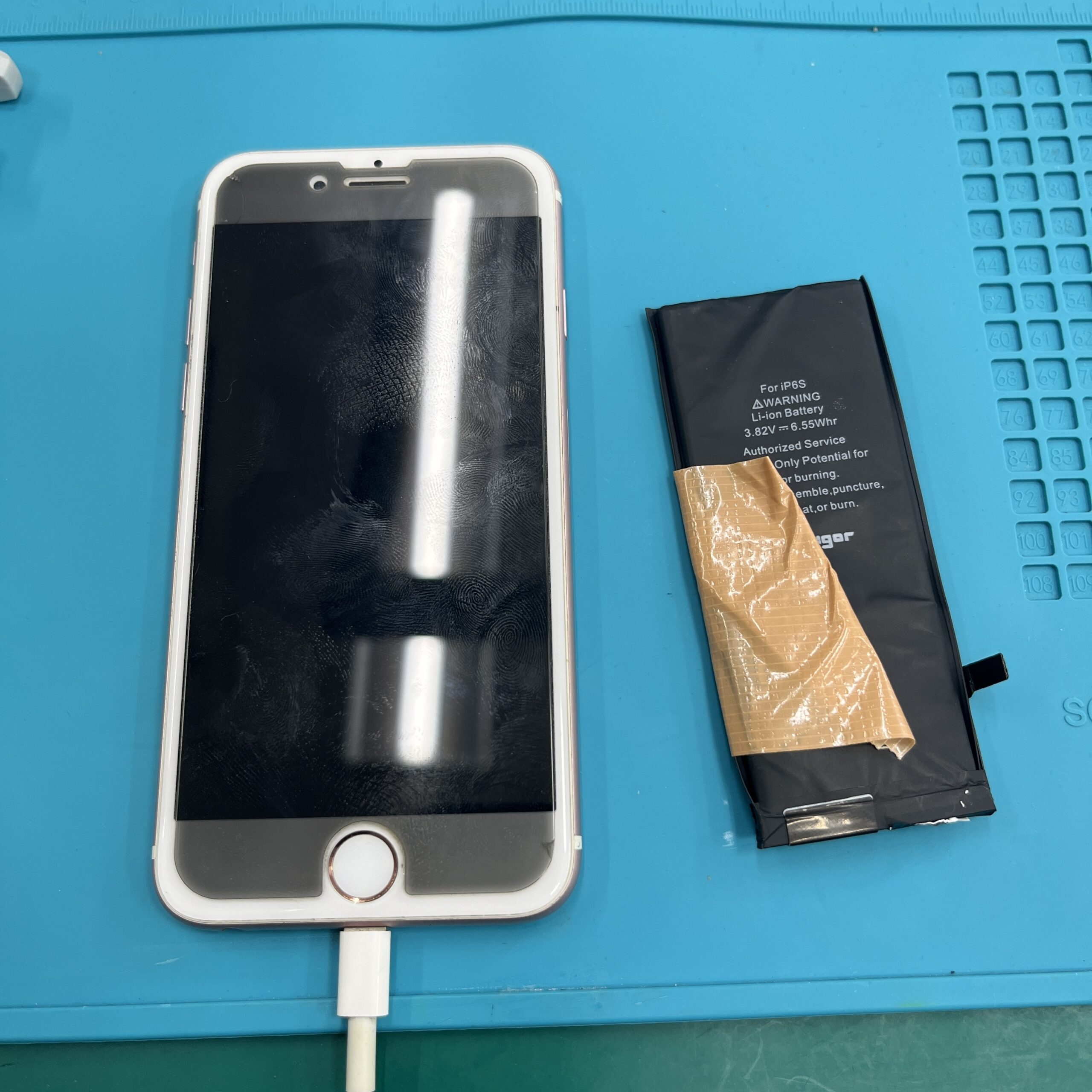 成東店：iPhone6Sバッテリー交換4,180円