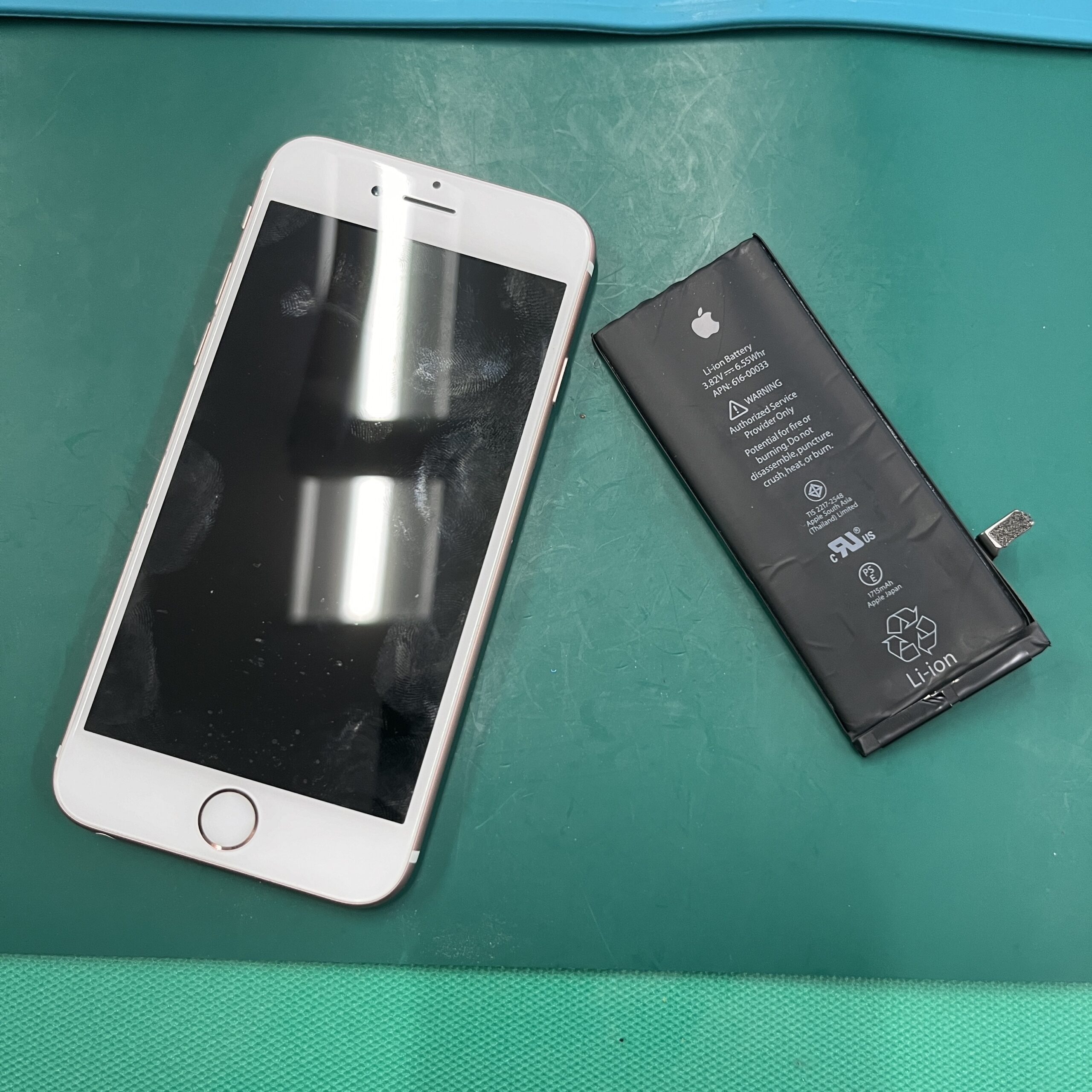 成東店：iPhone6Sバッテリー交換4,180円山武市からお越しのお客様