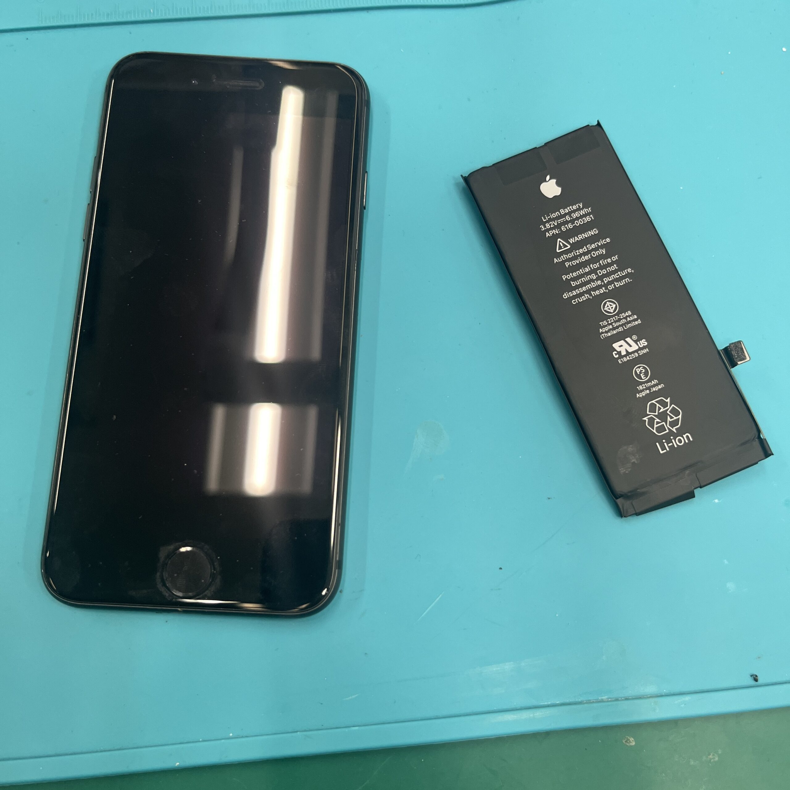 成東店：iPhone8バッテリー交換4,180円香取郡からお越しのお客様