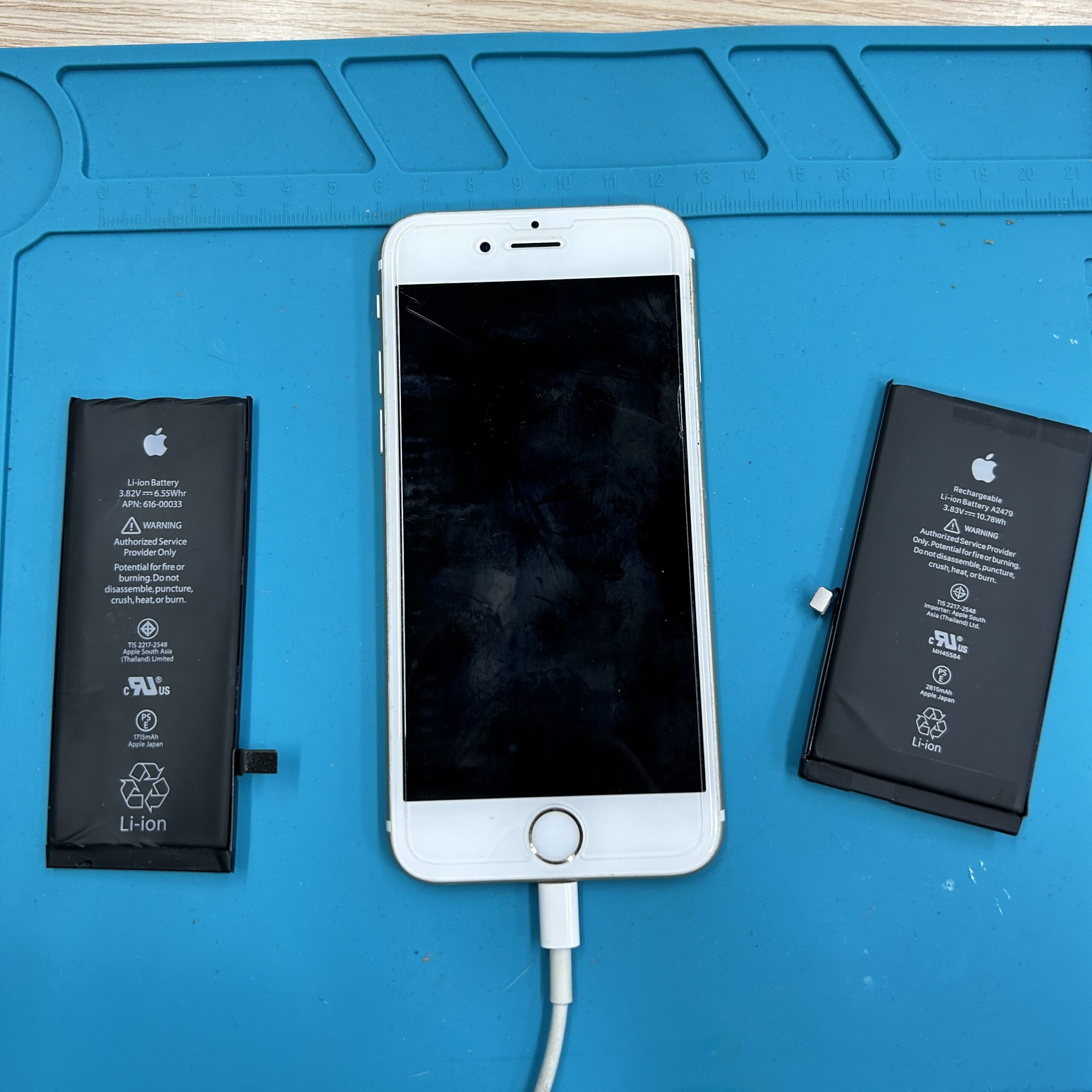 成東店：iPhone6S. iPhone12 バッテリー交換　八千代市よりお越しのお客様