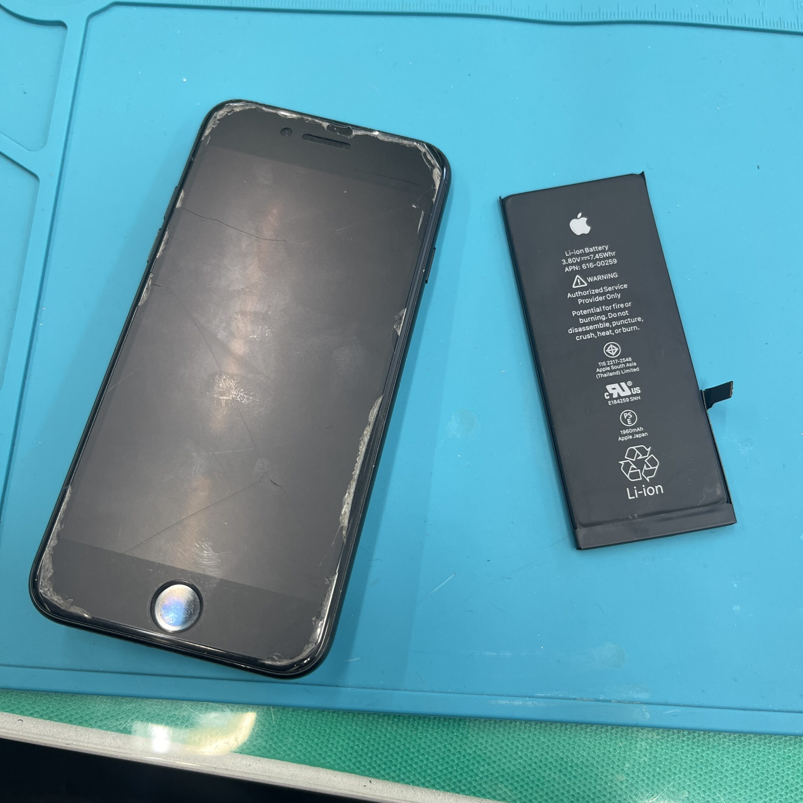 成東店：iPhone 7 バッテリー交換を30分で完了！東金市よりお越しのお客様