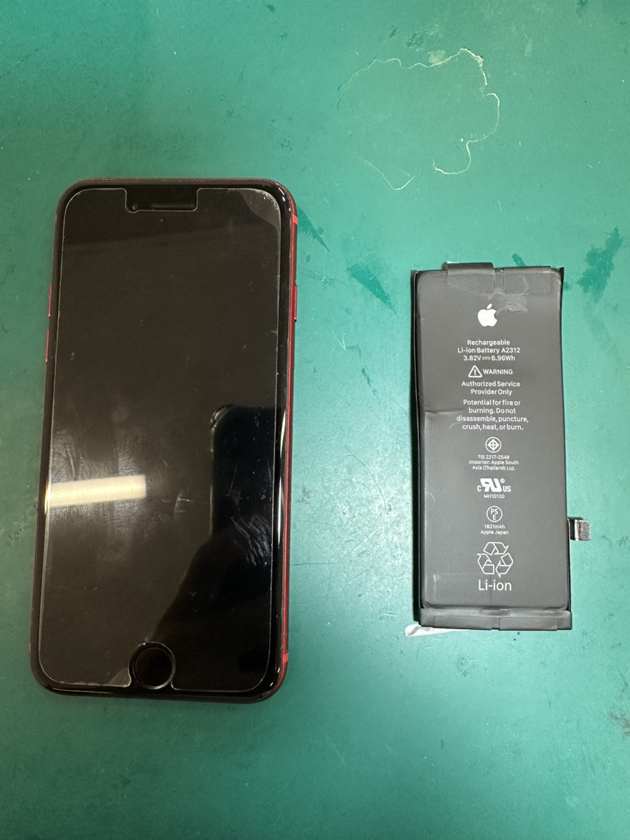 浦和店：さいたま市のお客様のiPhoneSE2のバッテリー交換をしました！