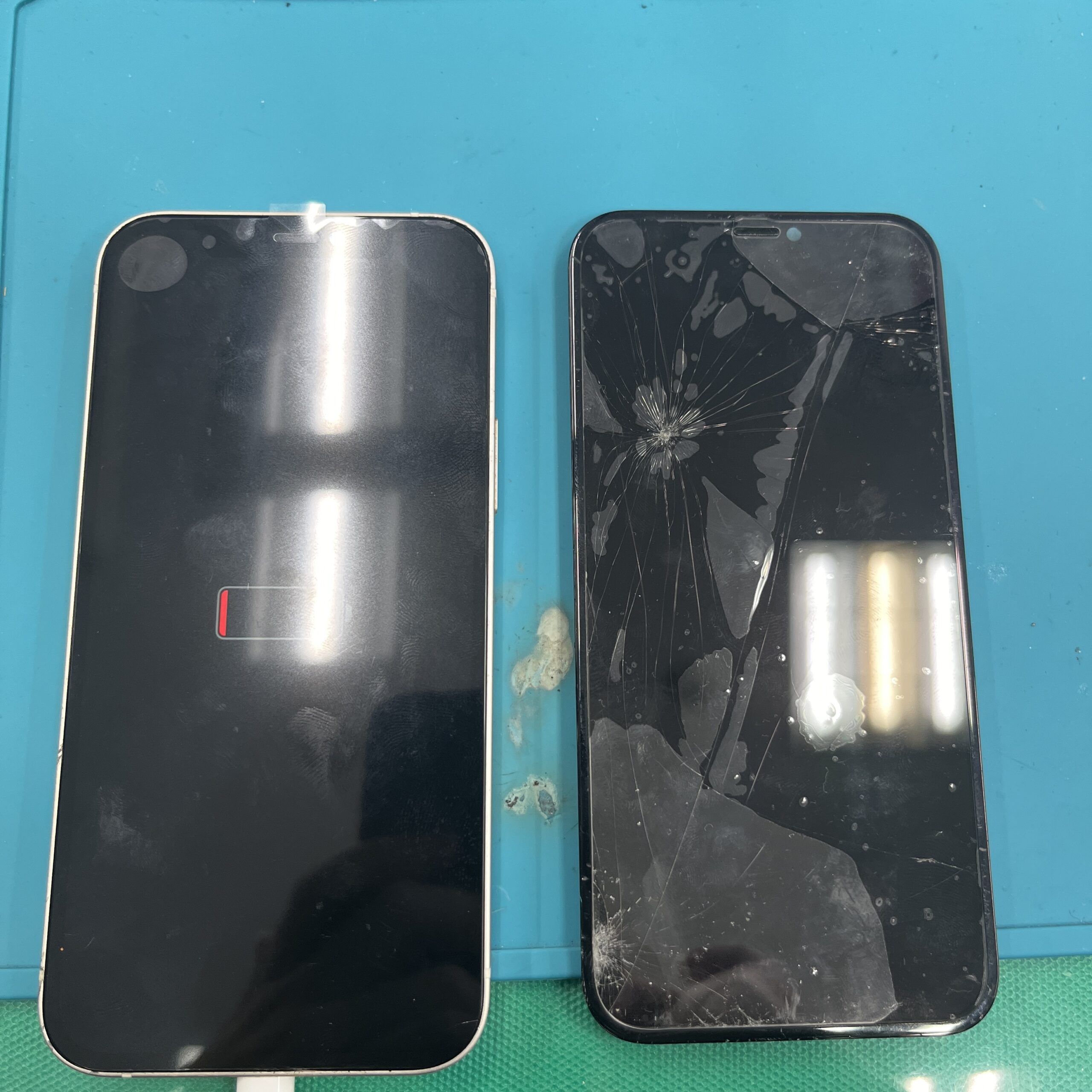 成東店：iPhone 12 重度画面交換即日対応！！茂原市よりお越しのお客様