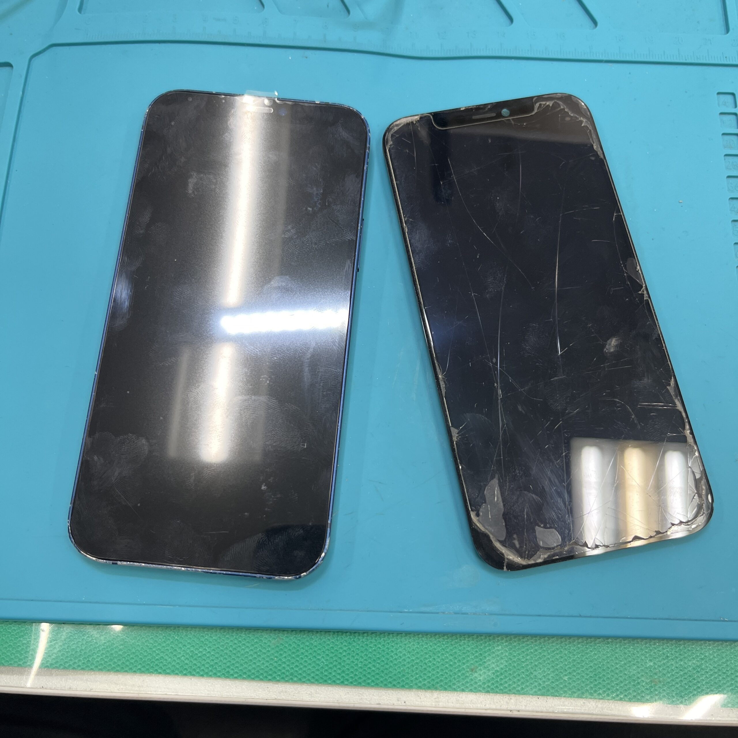 成東店：iPhone 12重度画面交換、成東店で迅速対応！東金市よりお越しのお客様