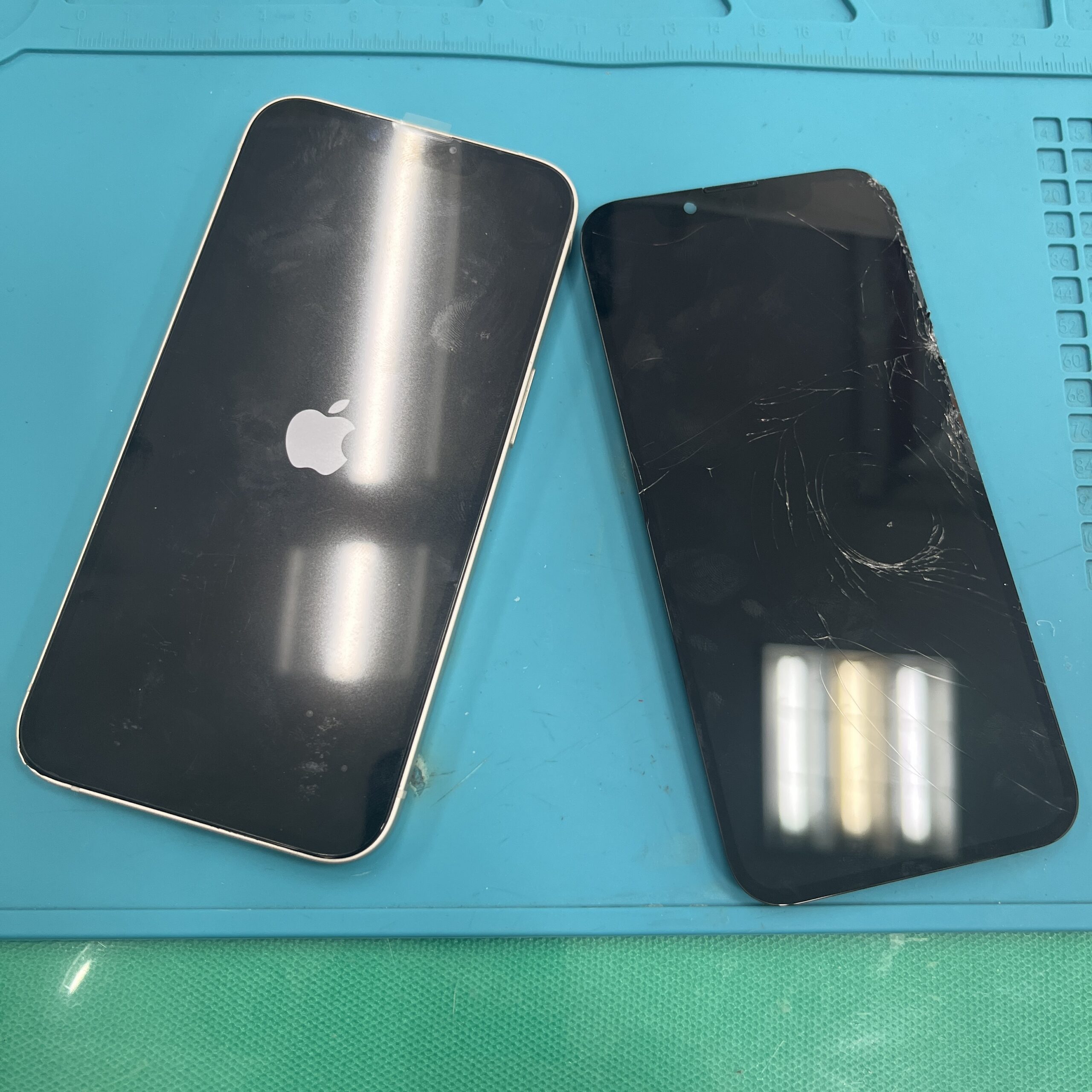 成東店：iPhone13の重度画面交換、迅速かつ丁寧な対応！！東金市よりお越しのお客様