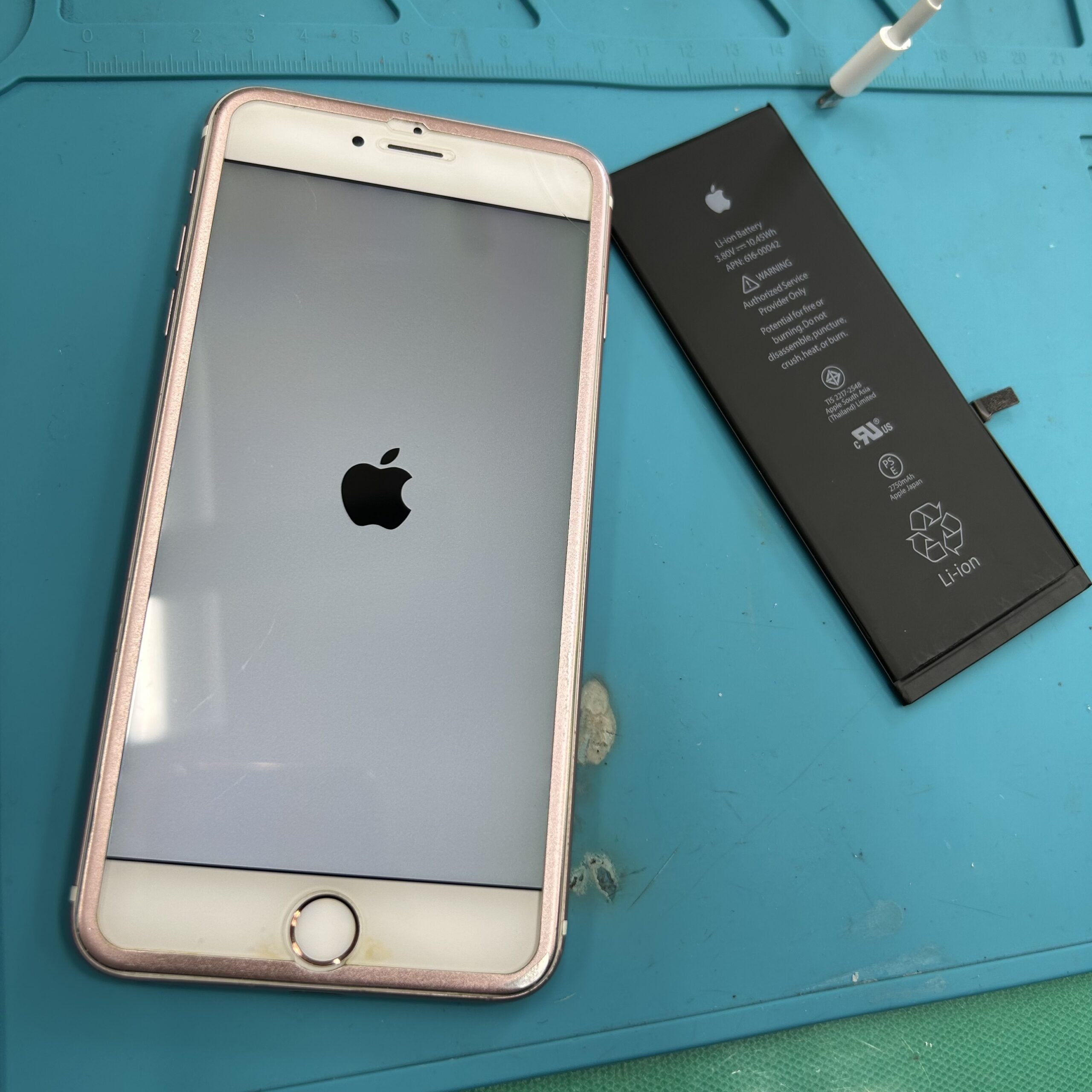 成東店：iPhone6splus バッテリー交換　即日修理可能！