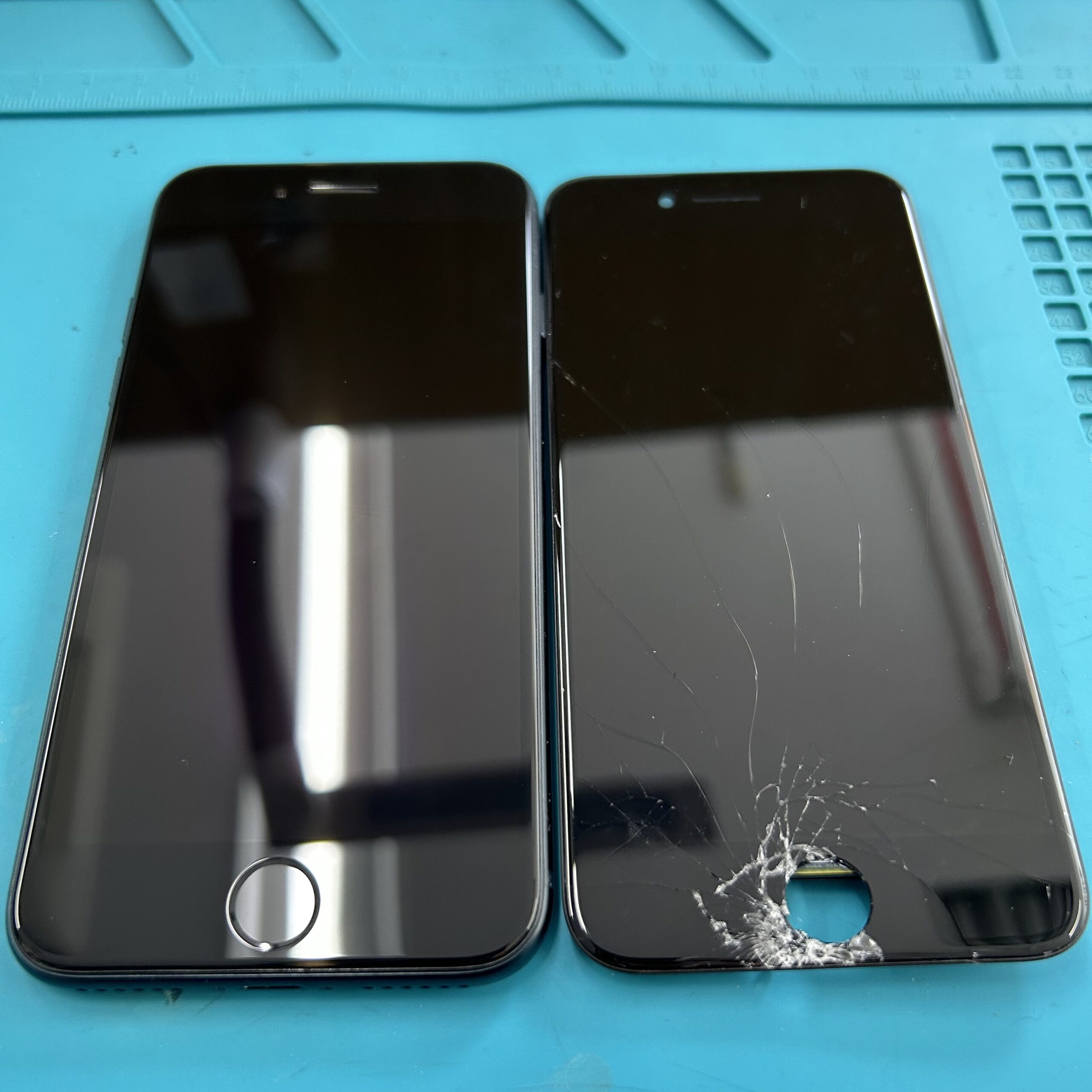 成東店：iPhoneSE3重度パネル交換 迅速対応！