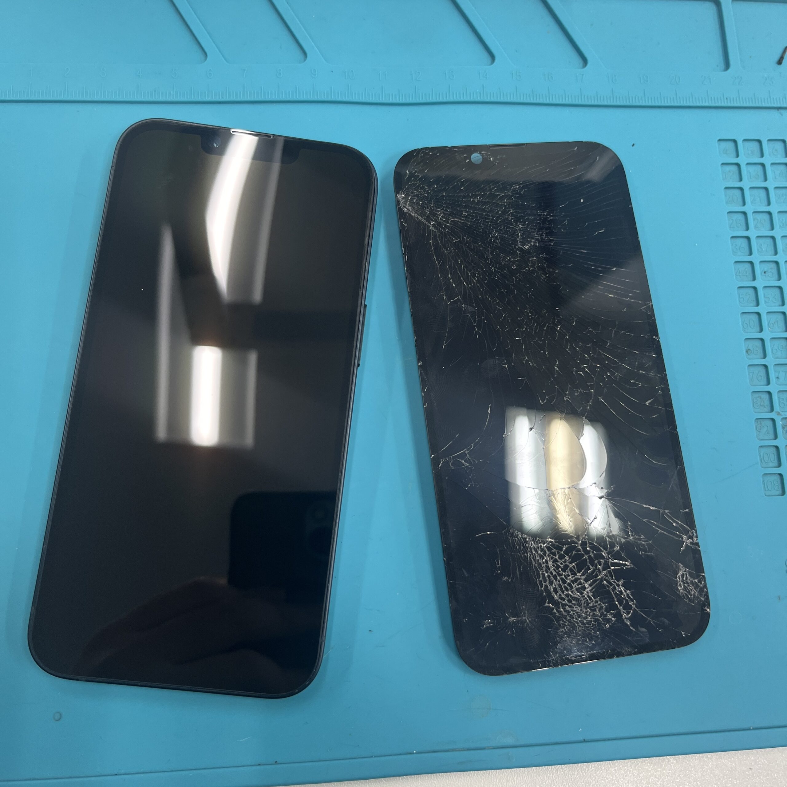 成東店：iPhone 14の重度画面交換！迅速対応で安心！！大網白里市よりお越しお客様