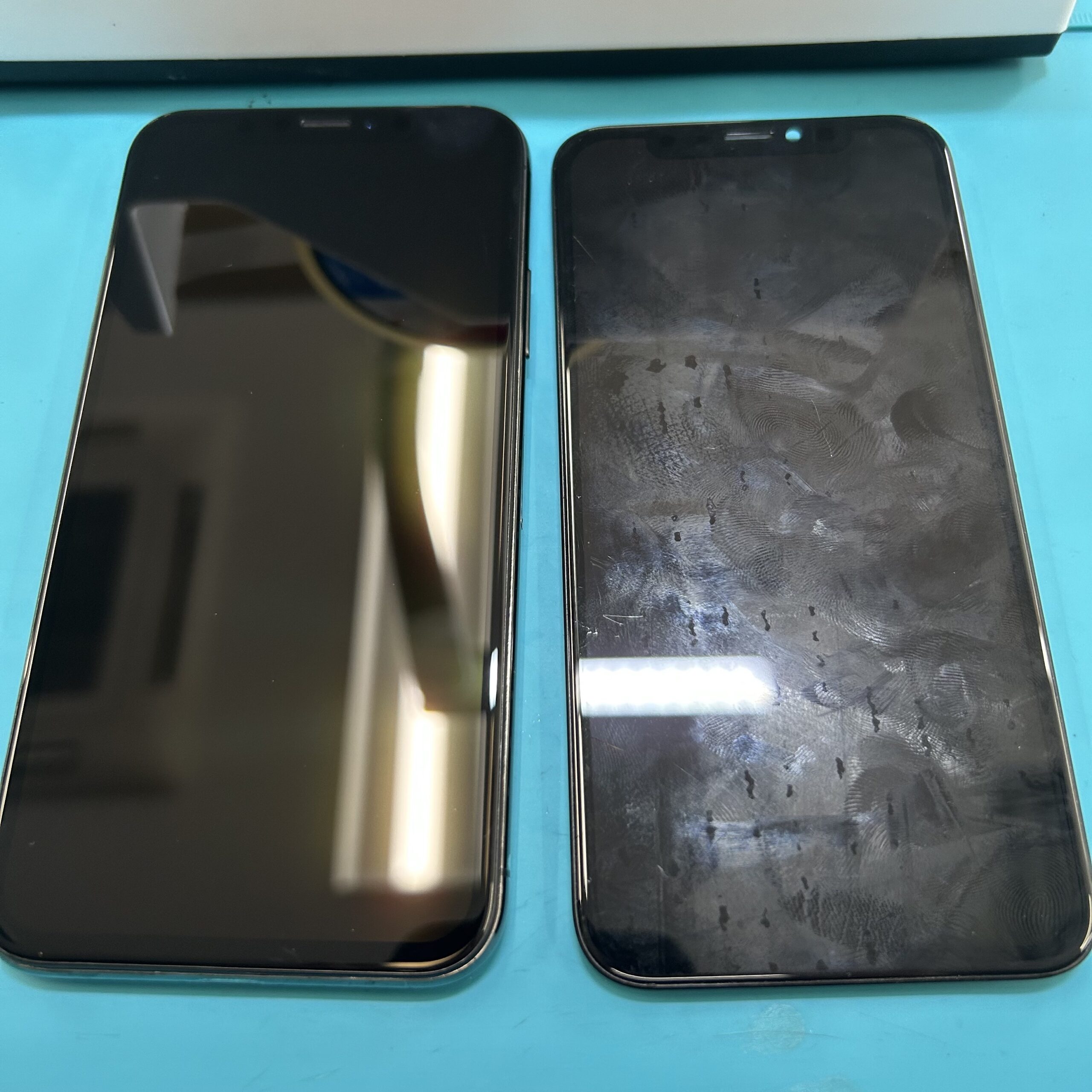 成東店：iPhoneX重度画面交換 迅速対応！