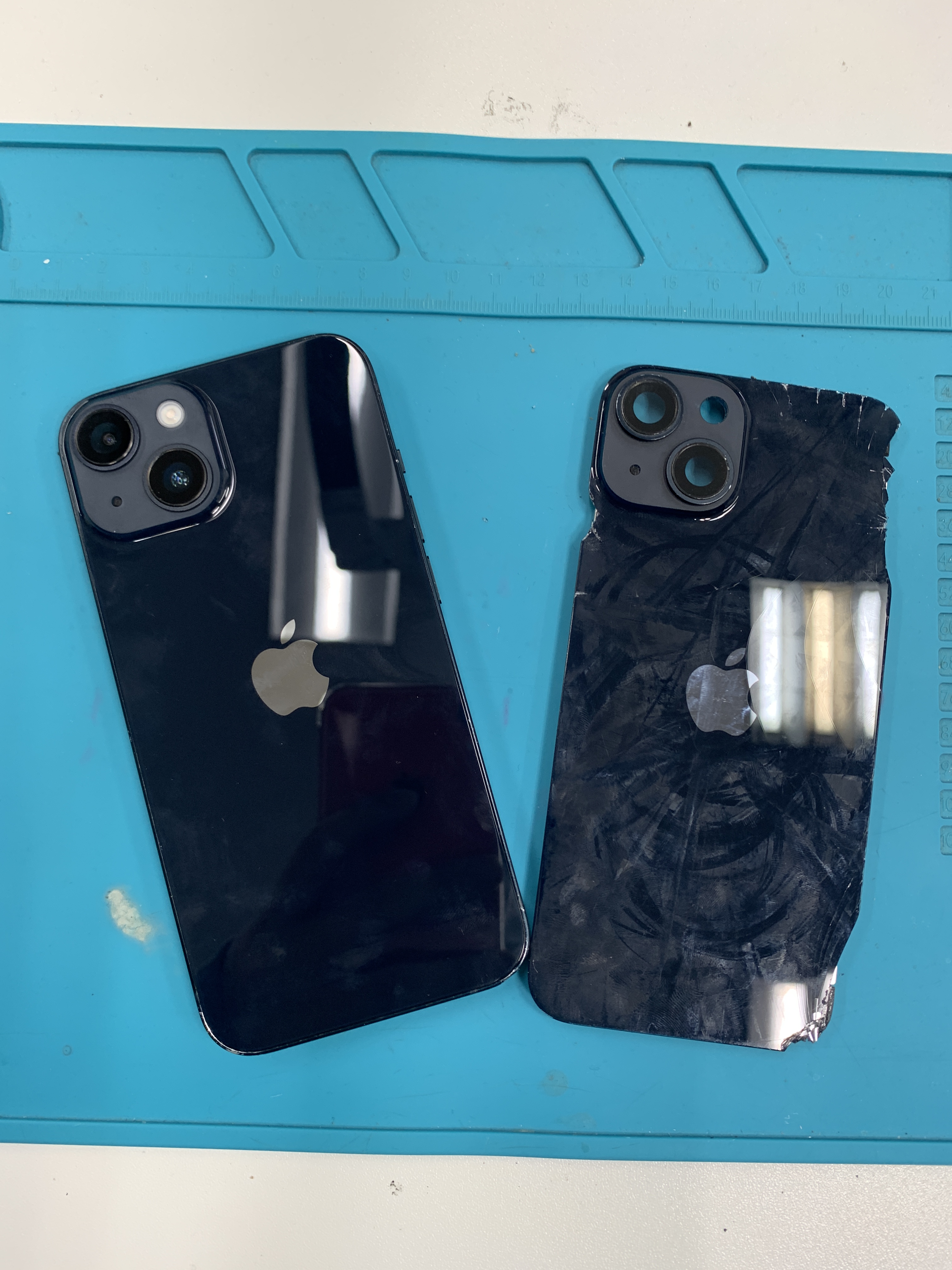 成東店：iPhone 14 バックパネル交換対応いたしました！即日修理・データそのまま