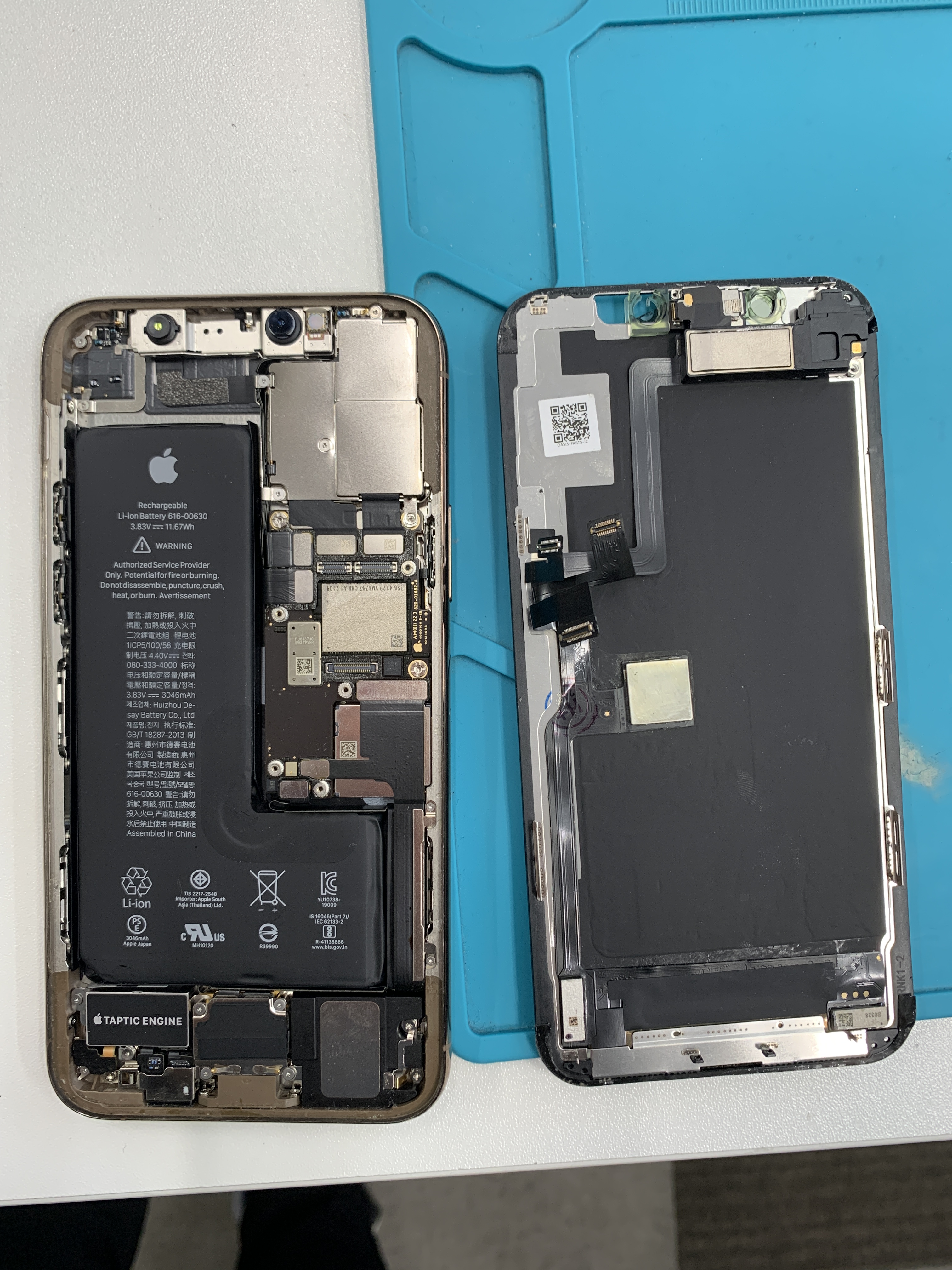 成東店：iPhone 11 Pro 重度パネル交換を9,680円で実施しました！