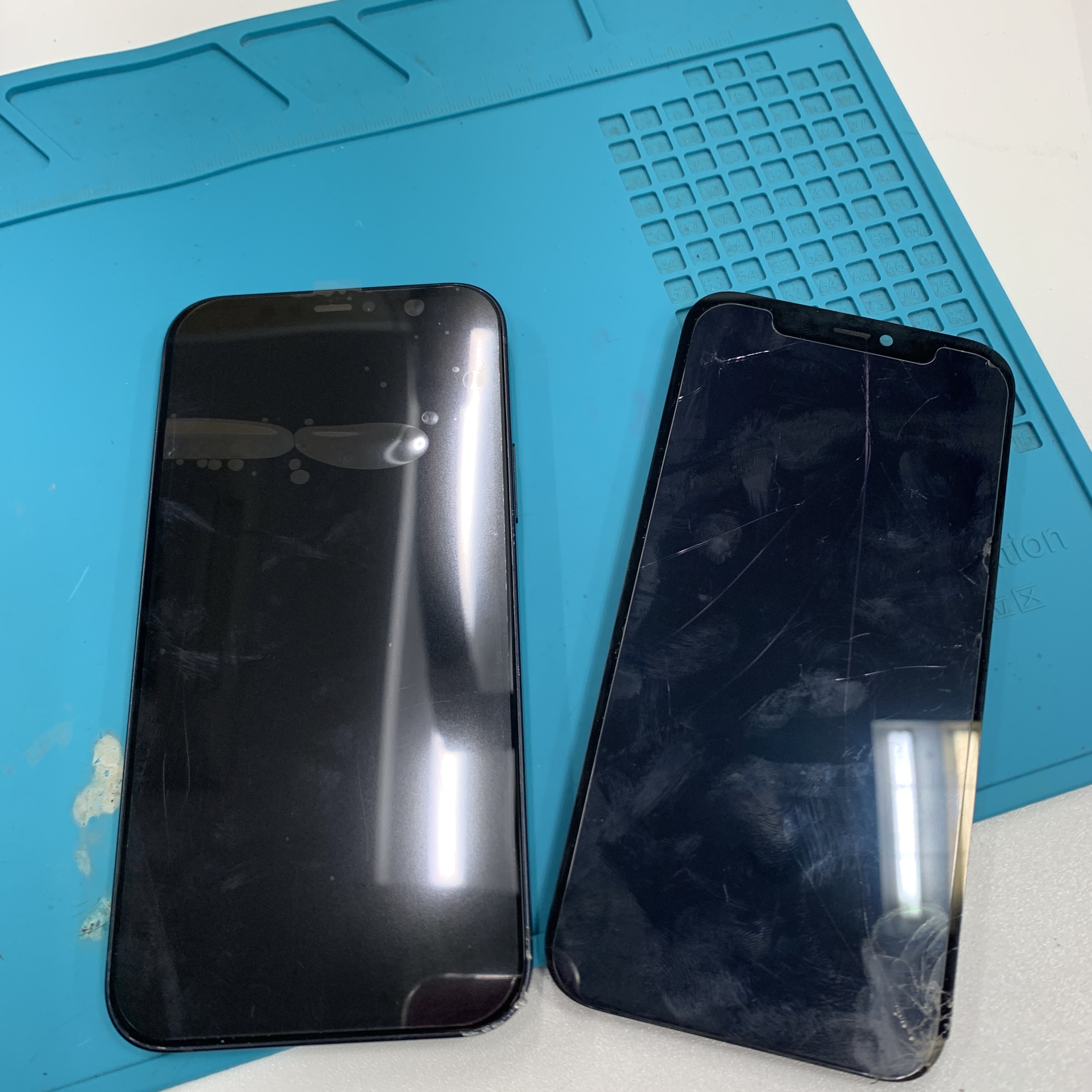 成東店：iPhone 12 重度画面交換を10,780円で実施しました！