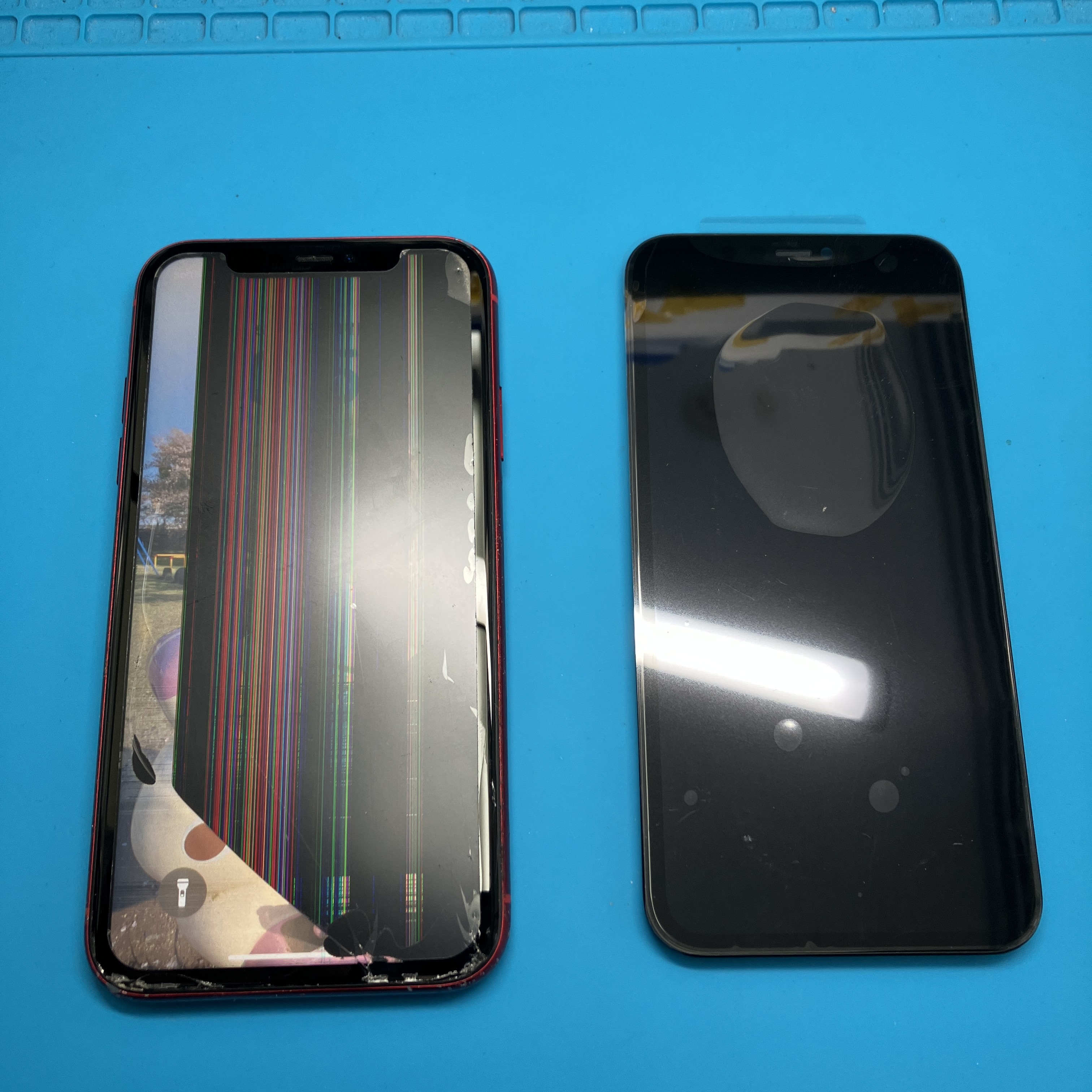 土浦店：iPhone 11 重度パネル修理を実施！表示不良も即日30分で復旧！