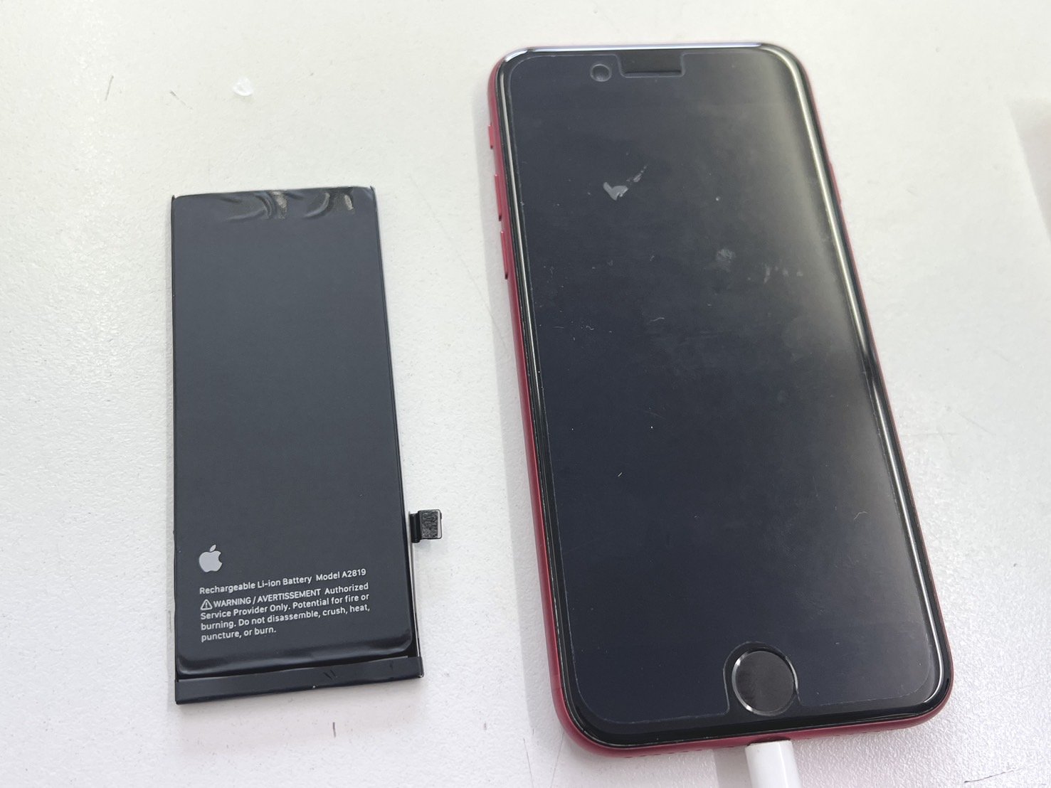 勝田台店：iPhoneSE(第3世代)バッテリー交換で電池持ち改善！即日対応！