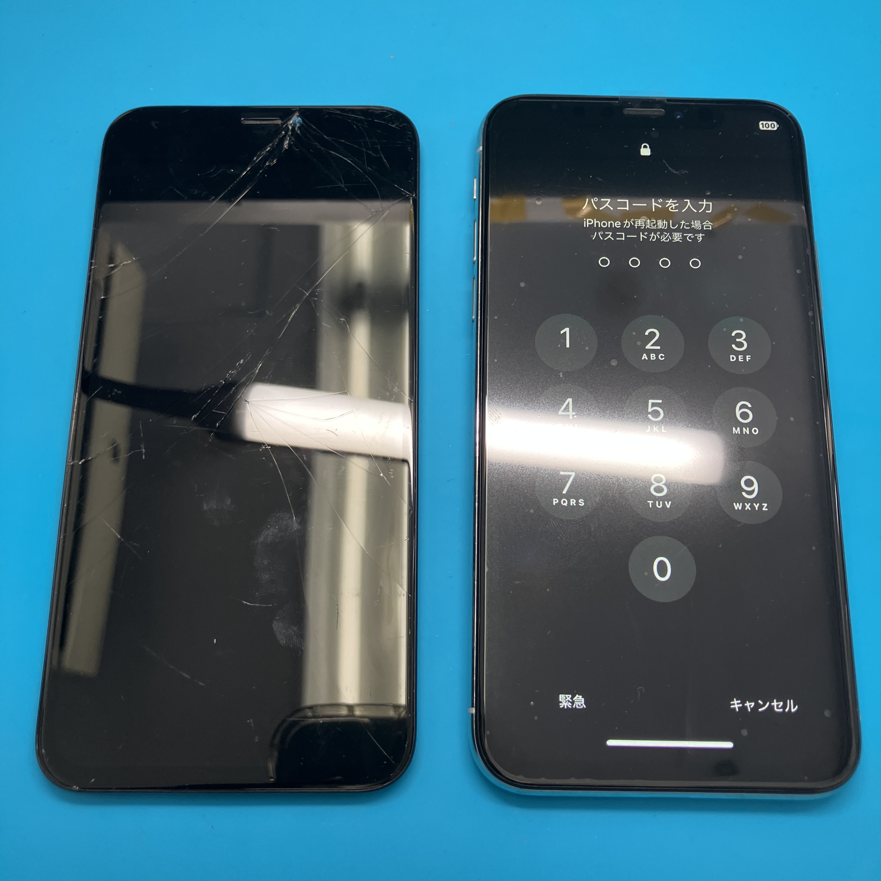 土浦店 iPhone X 液晶画面修理を7,480円で即日対応！データそのままで安心