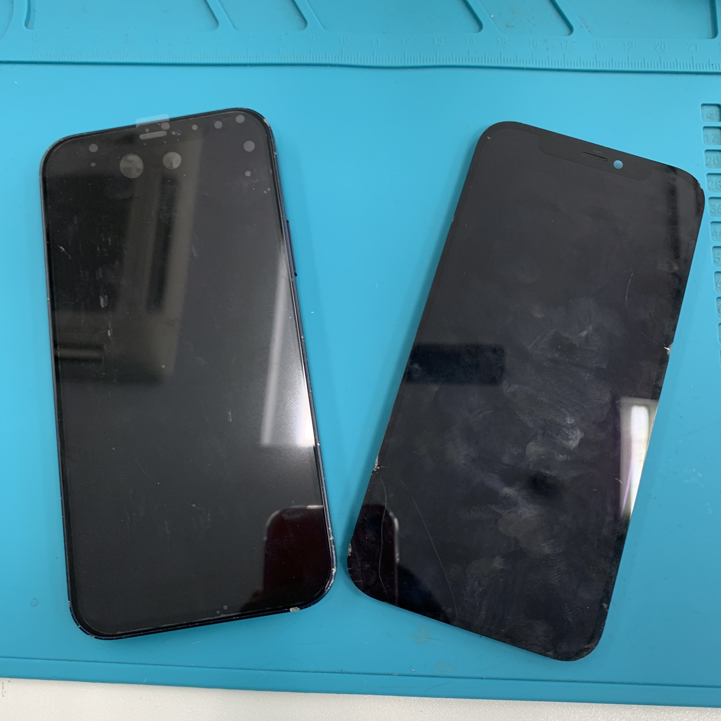 成東店：iPhone12の画面交換修理を行いました！