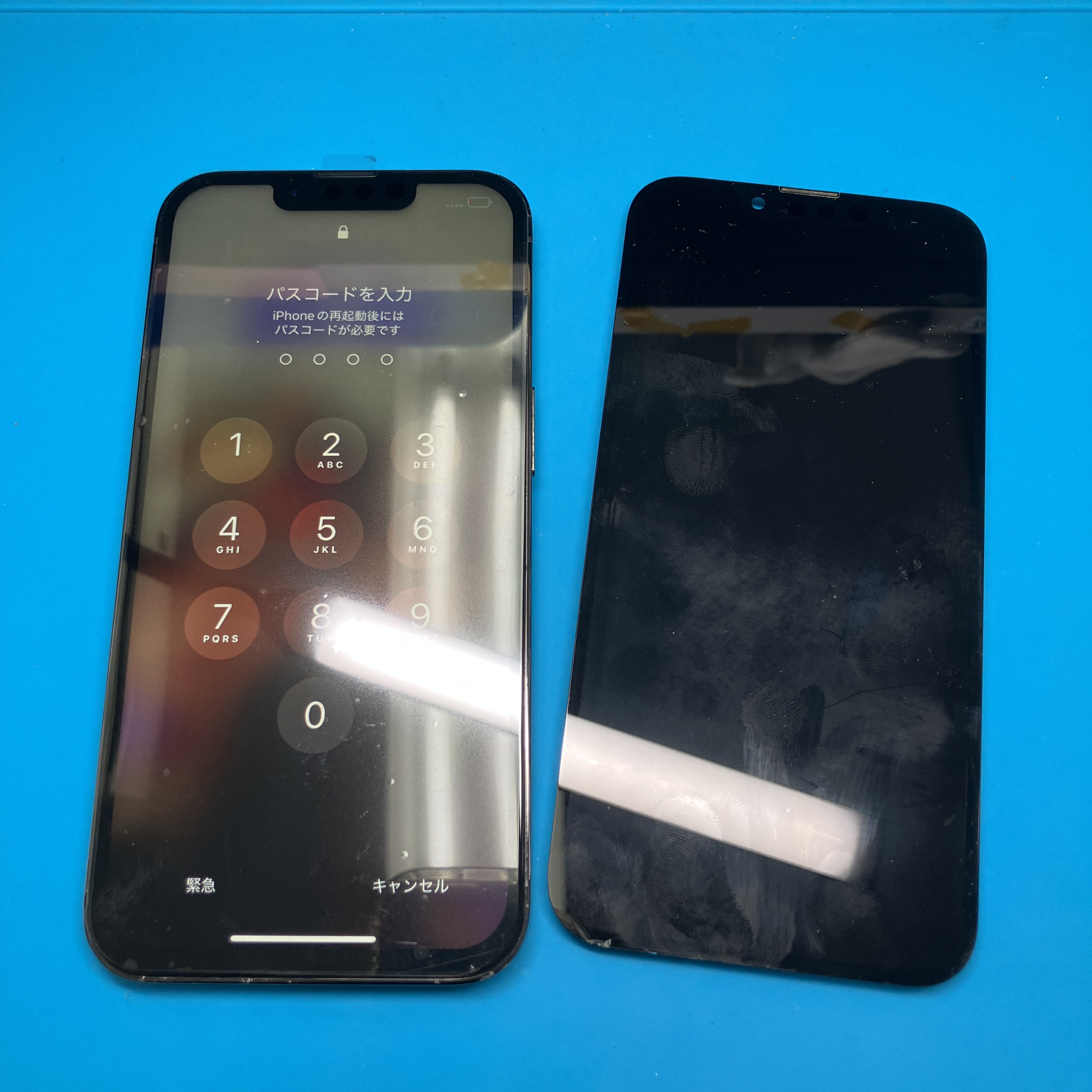 土浦店 iPhone 13Proの重度画面修理を即日対応！15,180円で修理可能