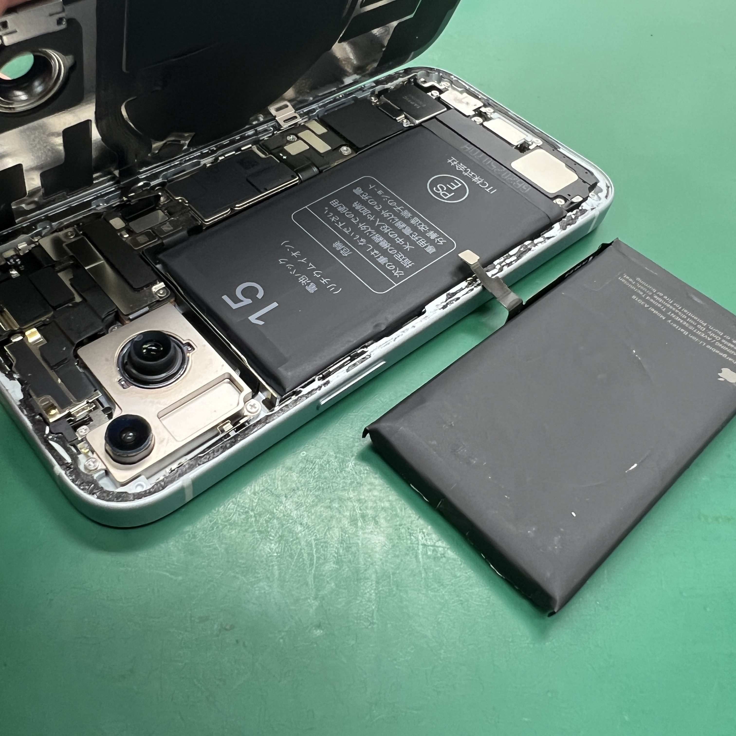 市原五井店：iPhone 15のバッテリー交換修理を行いました！