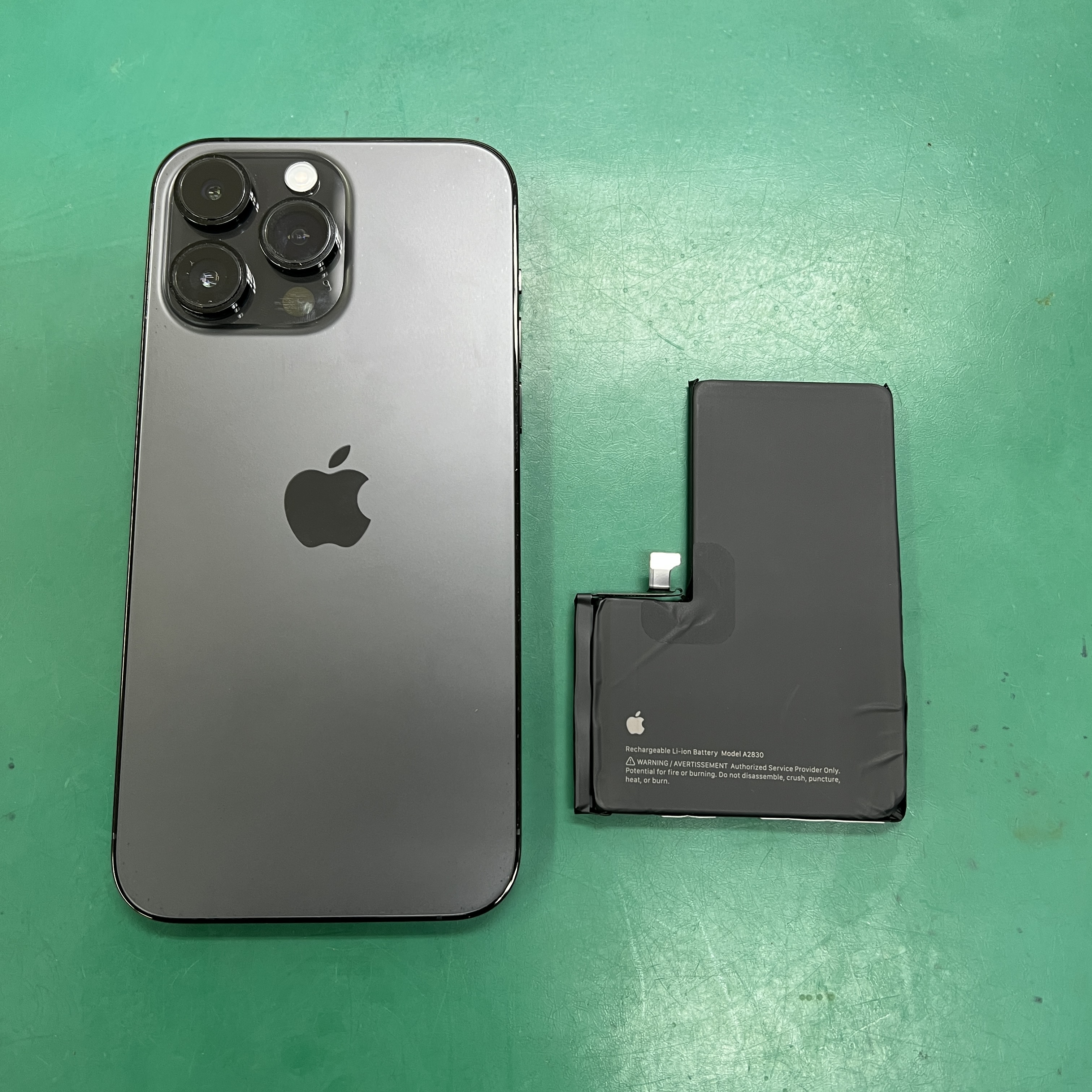 市原五井店：iPhone 14 Pro Maxのバッテリー交換を8,580円で行いました！