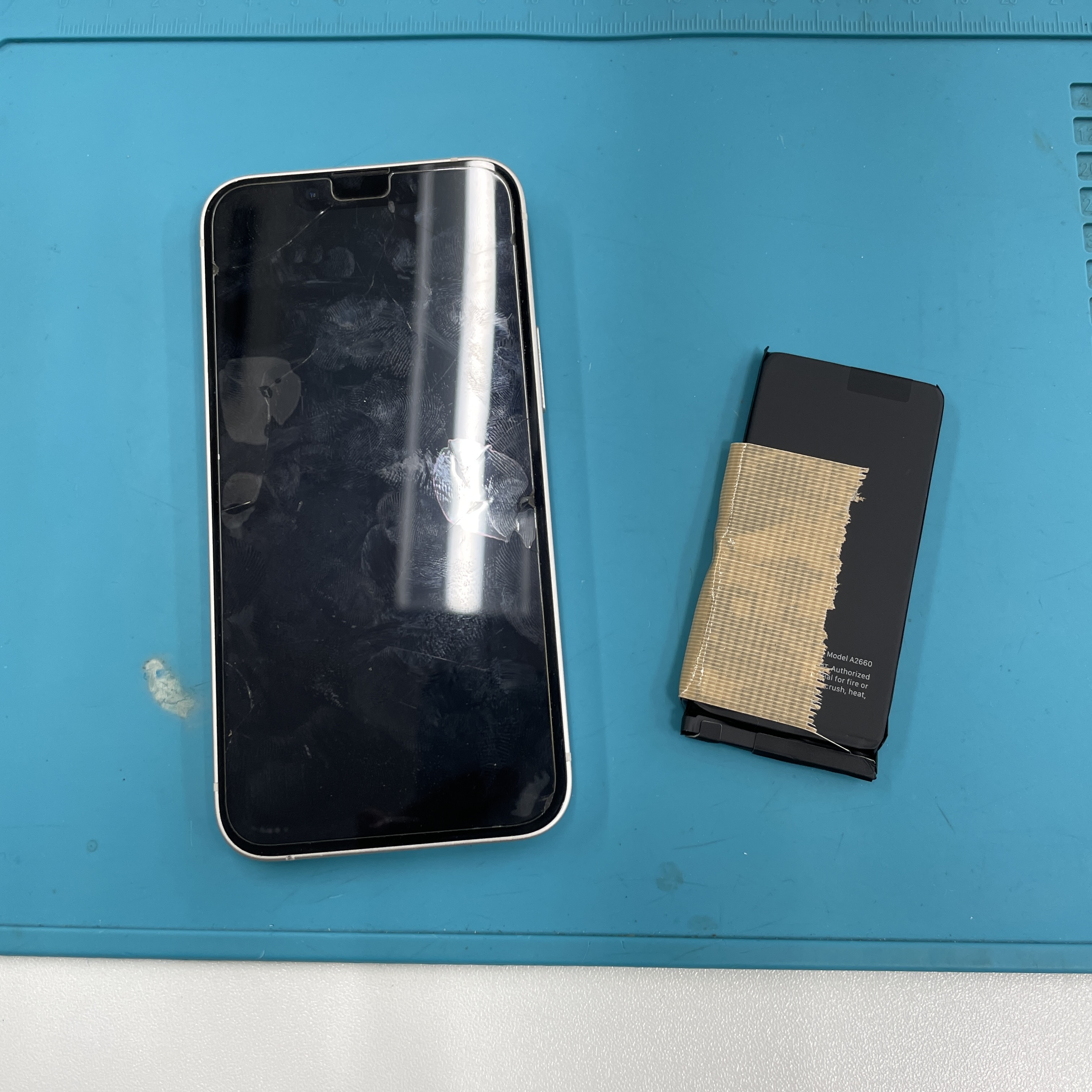 成東店：iPhone13 miniのバッテリー交換を行いました！