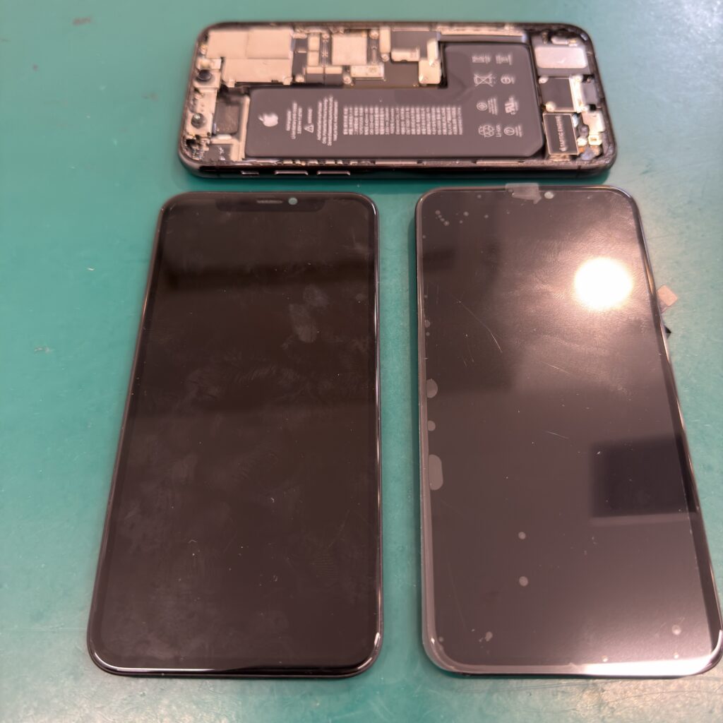 訳あり iPhone 11 64GB ブラック 82％ 液晶状態悪い・割れあり 浦和店】iPhone 11 Proが落下で画面が真っ暗に！音やバイブは反応する