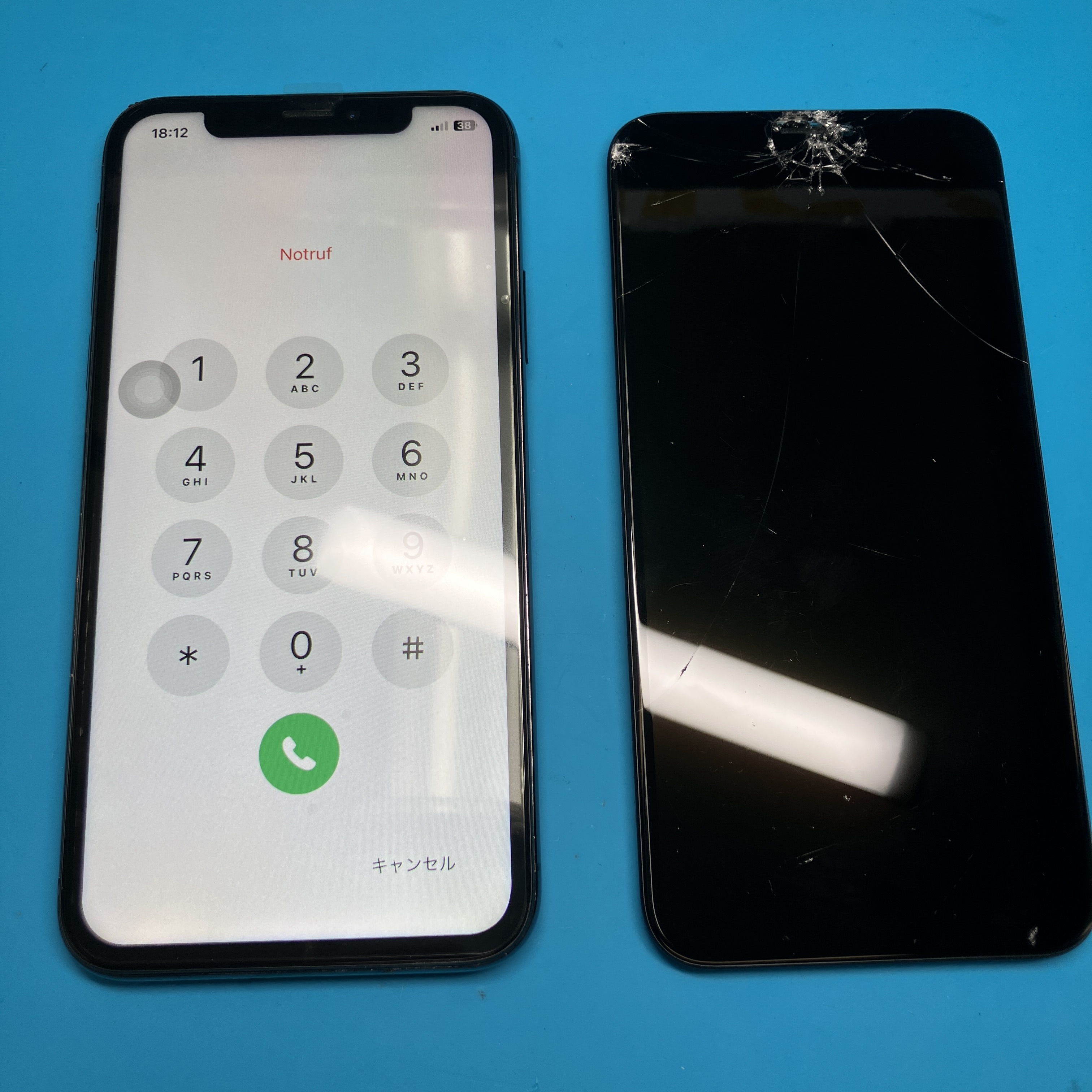 【土浦店】iPhone Xの重度液晶画面修理が7,480円！即日対応でスピード復旧