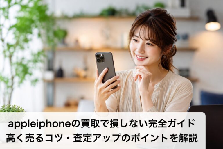 appleiphoneの買取で損しない完全ガイド｜高く売るコツ・査定アップのポイントを解説