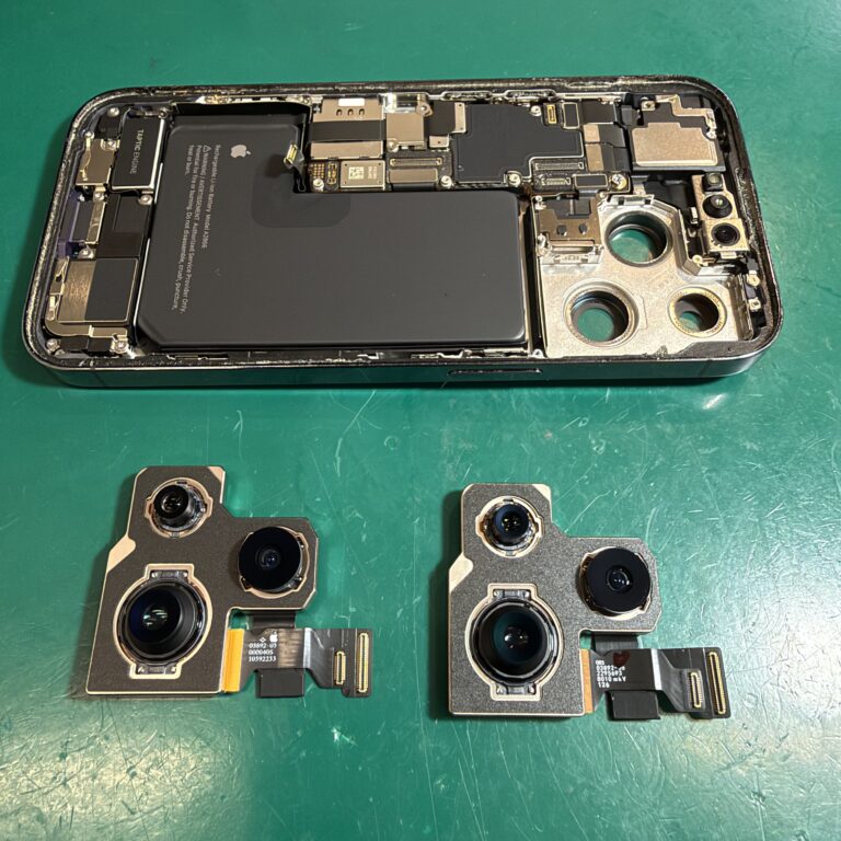 【蓮田店】望遠カメラに黒点が多数発生したiPhone 14 Proの修理を実施！