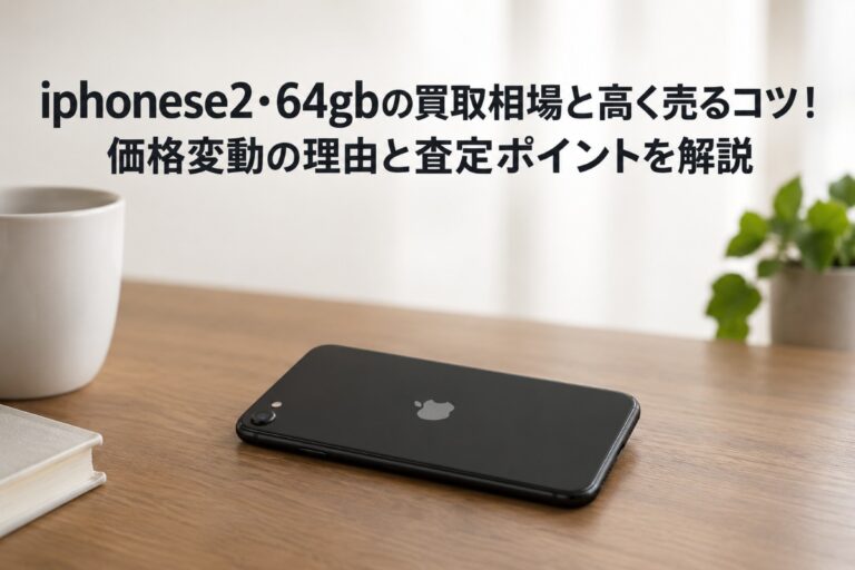 iphonese2・64gbの買取相場と高く売るコツ！価格変動の理由と査定ポイントを解説
