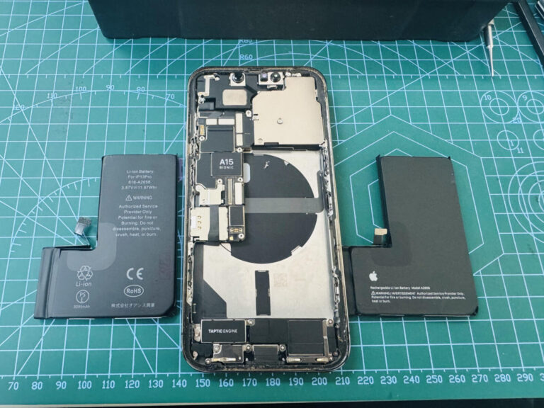 【所沢市からご来店】iPhone 13 Proのバッテリー交換を行いました！充電の減りが気になったらご相談ください｜iPhoneステーション所沢店