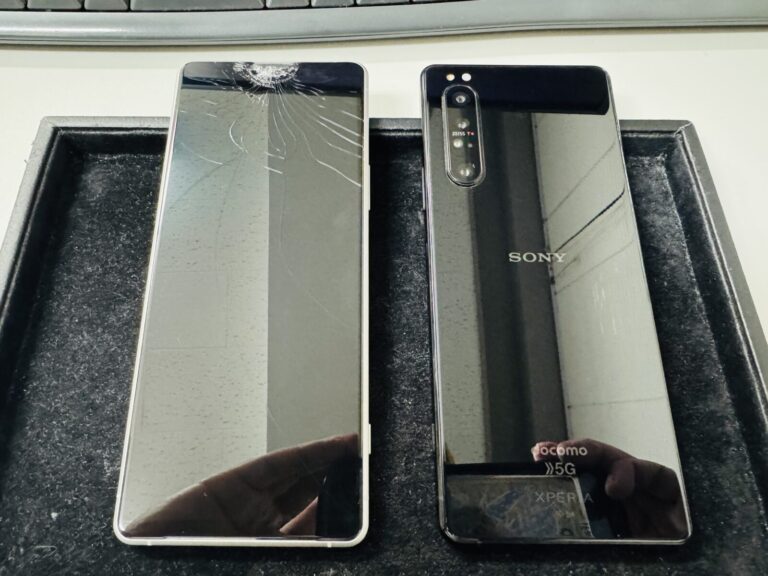 【買取実績】Xperia 1 II 128GB ブラックを2台買取!画面割れの故障品も査定可能|iPhoneステーション所沢店
