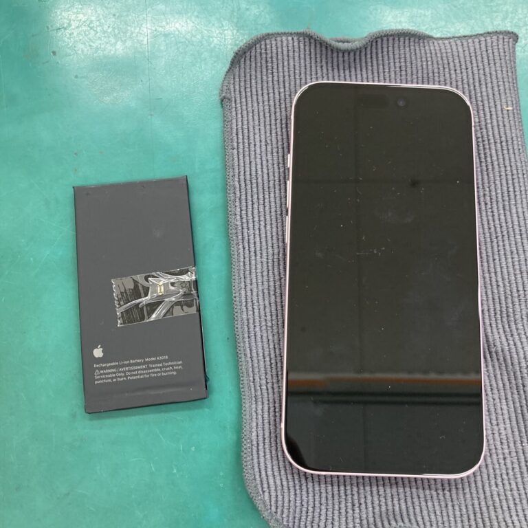 【蓮田店】バッテリーの減りが早いiPhone 15の交換を実施！