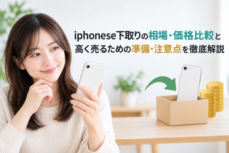 iphonese下取りの相場・価格比較と高く売るための準備・注意点を徹底解説